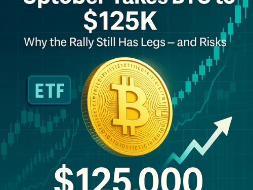 Bitcoin hits a new all-time high of $125,000 in October’s Uptober rally as ETF inflows and macro tailwinds drive bullish momentum.