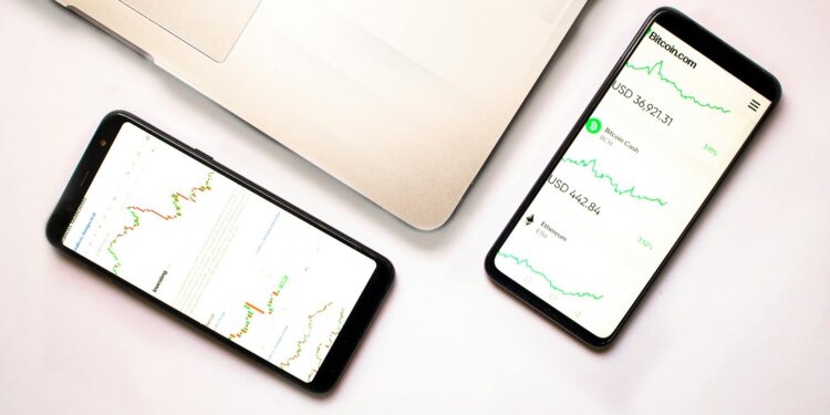 Chart showing Bitcoin and Ethereum price surges with liquidation data overlay.