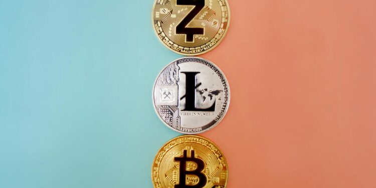 Zcash logo displayed alongside financial charts and regulatory symbols.