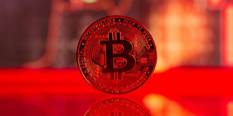 Bitcoin price chart showing volatility and gap as CME futures trading begins.