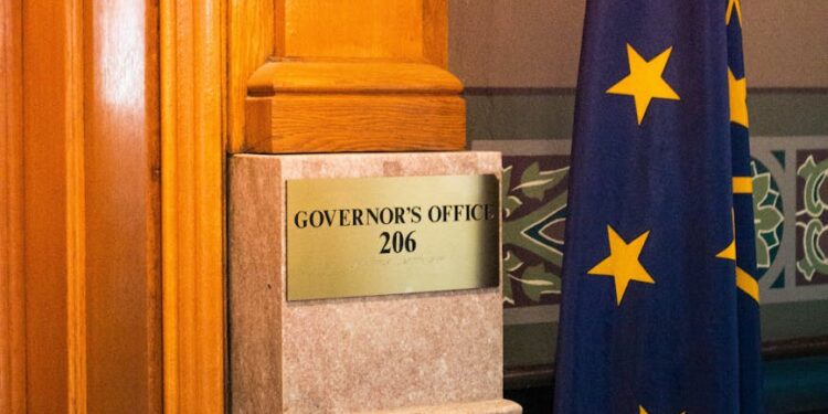 Office building with Algorand signage, symbolizing U.S. crypto regulatory changes.