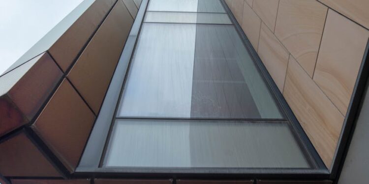 Government building with a "Privacy Matters" banner outside, reflecting digital ID concerns.