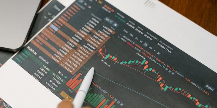 Graph showing rising trends in Bitcoin, Ethereum, and Solana prices with financial charts.
