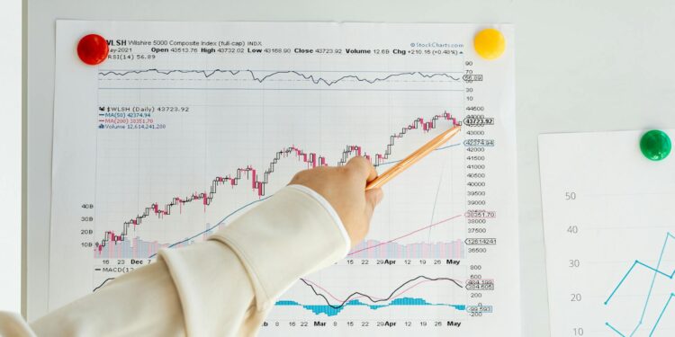 A stock market graph showing a steep decline in Lighter Token prices.