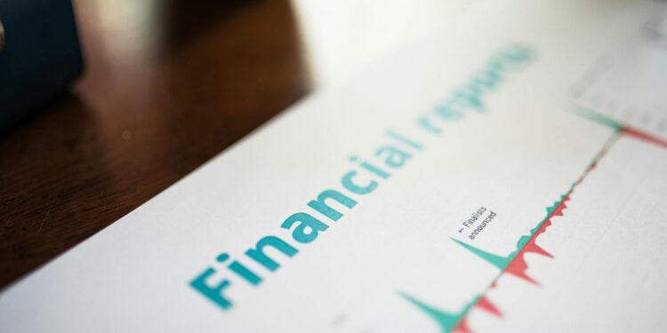 Graph showing BTC growth trajectory alongside debt reduction figures in a financial report.