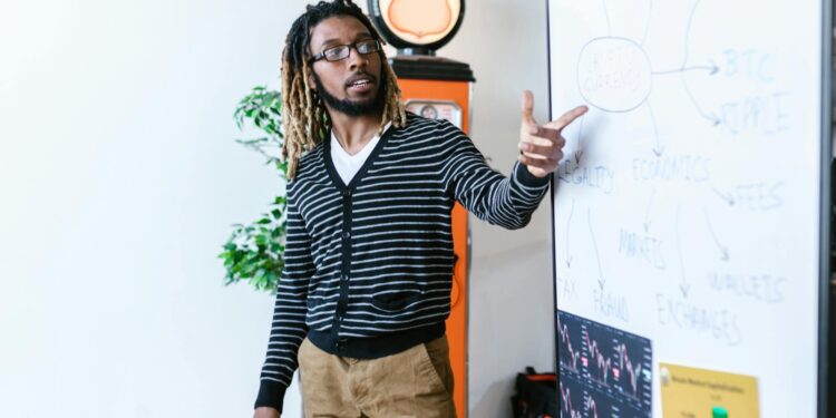 Cryptocurrency graphics with Ethereum logos and a visual representation of a $105 million purchase.