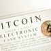 A digital transaction graphic depicting a $1 million Bitcoin settlement.