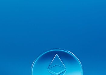 A digital graphic showing Ethereum wallet seed phrases with finance-related symbols.