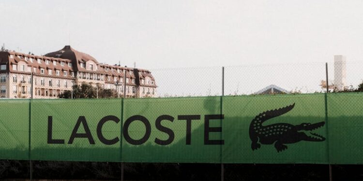 Bybit logo prominently displayed at the Stockholm Open tennis venue, symbolizing the partnership.