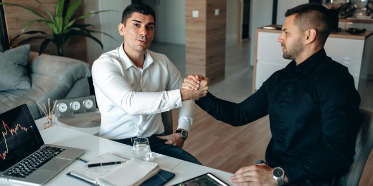 A conference table with officials discussing cryptocurrency regulations and market oversight.