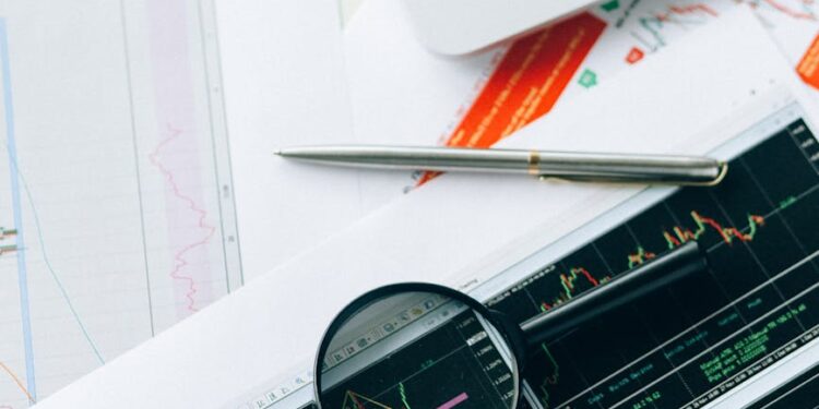 Centrifuge Token logo with upward trending graph and financial charts in the background.