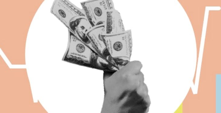 Financial graphic showcasing a $1.4B investment involving Trump and the Witkoff family.