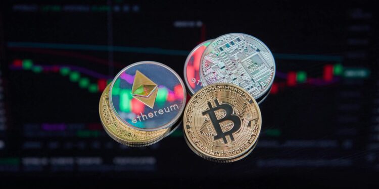 Developers discussing blockchain technology at a conference, showcasing crypto gaming tools.