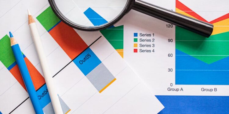 A financial regulator examines stablecoin market charts and compliance documents.