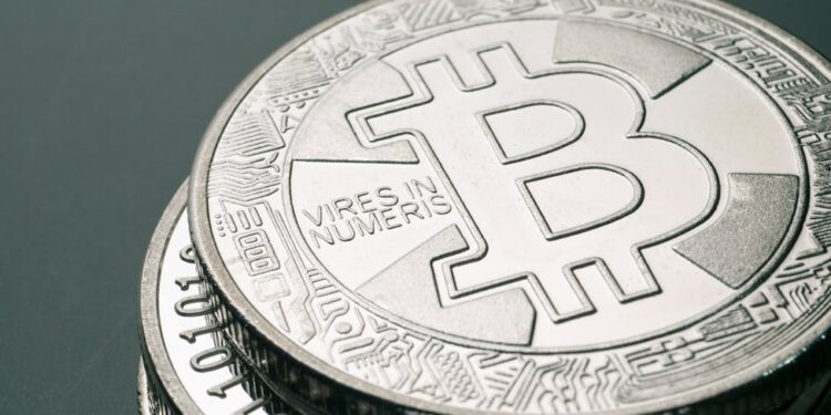 Stacks of cash and digital currency symbols, highlighting crypto fraud and financial seizure.