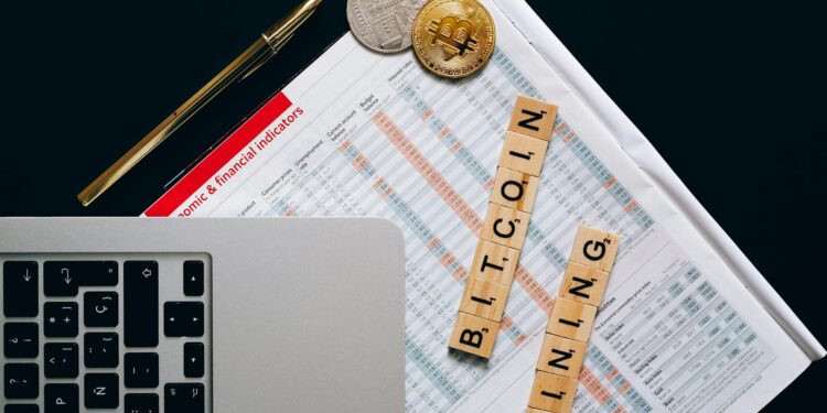 Axiom logo with financial charts and cryptocurrency icons in the background.