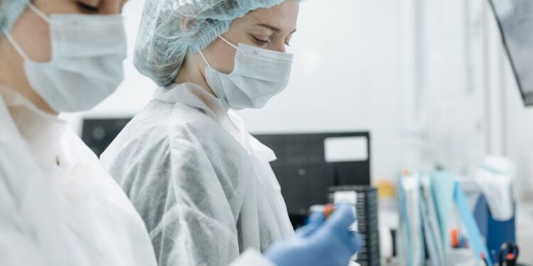 A group of scientists packs their belongings at an AI research facility, looking concerned.
