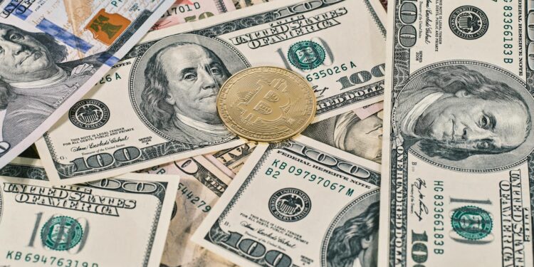 Senators discussing housing bill with digital currency regulations in the background.