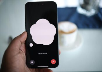 A user interacting with Alibaba's Qwen 3.5 Omni AI showcasing voice cloning technology.