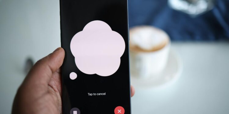 A user interacting with Alibaba's Qwen 3.5 Omni AI showcasing voice cloning technology.