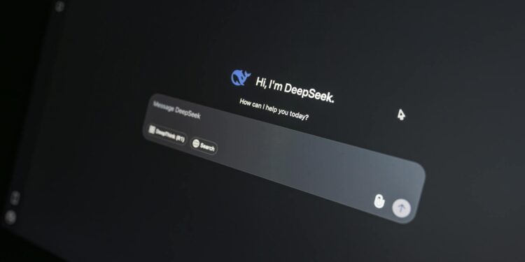 A futuristic interface displaying AI algorithms managing cryptocurrency trades.