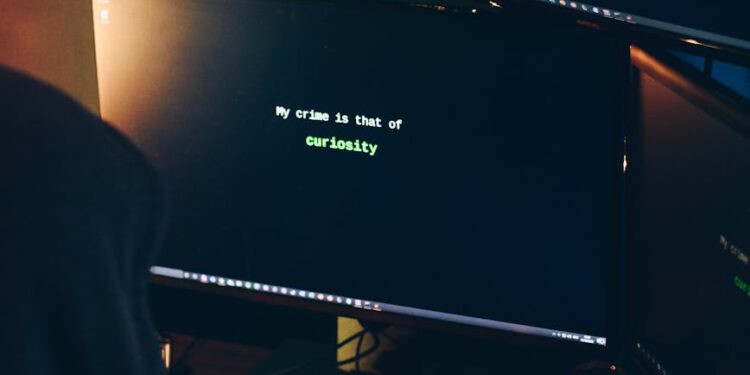 Close-up of a computer screen displaying code related to crypto-stealing malware.