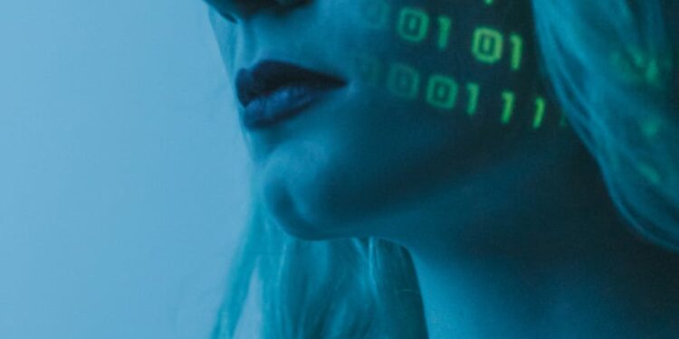 A digital schematic illustrating AI agents interacting within a secure Web3 framework.