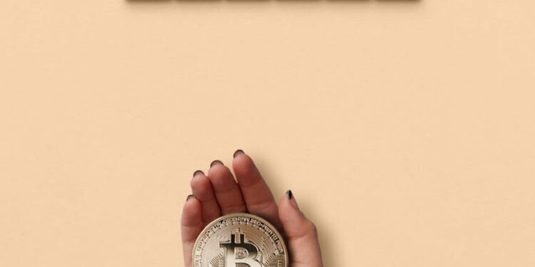 Six individuals' silhouettes against a backdrop of cryptocurrency symbols and sanctions text.