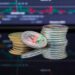 Cryptocurrency-themed graphics with charts and digital tokens representing new tokenized ETFs.