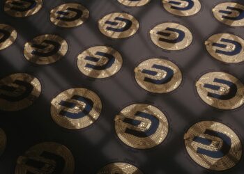 CoinDCX logo with a background of digital currency icons and a caution sign.