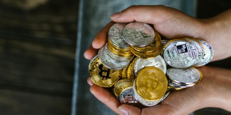 Six individuals linked to cryptocurrency laundering on a digital finance background.