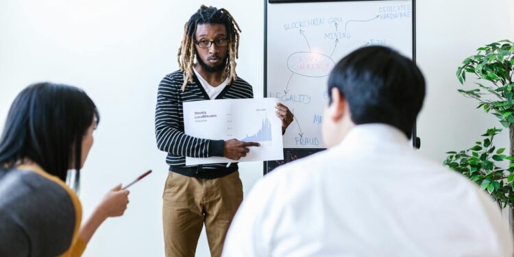 Legislators discussing crypto regulation at a conference table, with documents and charts visible.