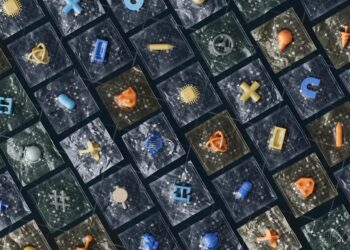 A digital representation of prediction markets with AI elements and financial graphics.