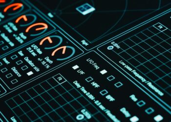 A futuristic cybersecurity dashboard displaying AI analytics and threat alerts.