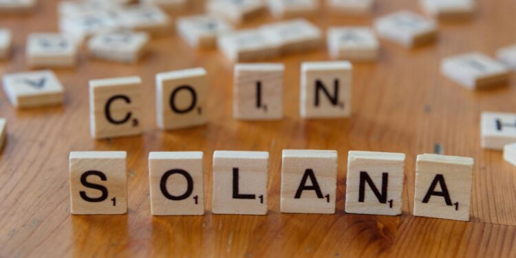 Digital currencies symbolizing USDC on blockchain networks Solana and Polygon for creators.