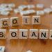 Digital currencies symbolizing USDC on blockchain networks Solana and Polygon for creators.