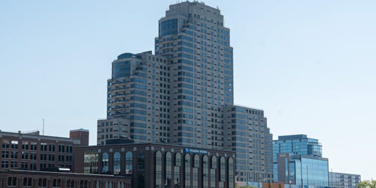 Bet365 logo with a backdrop of Michigan's skyline and sports symbols representing betting.