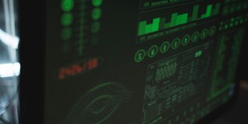 A Binance security team member monitoring systems, emphasizing user safety amid data breaches.