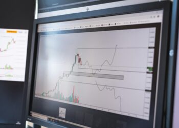 A financial graph displaying a significant rise, symbolizing Keyrock's valuation boost.