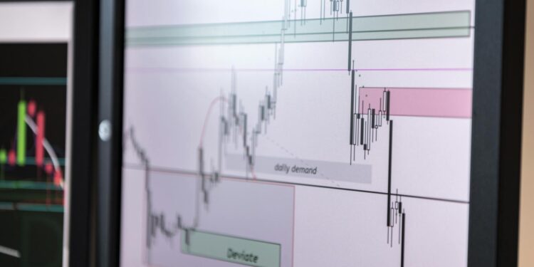 Gemini logo with charts and graphs symbolizing derivatives trading and market analysis.