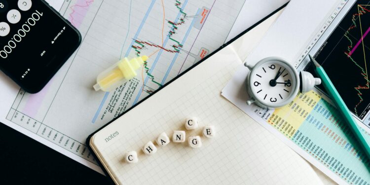 Aave logo with financial charts and risk management documents in the background.