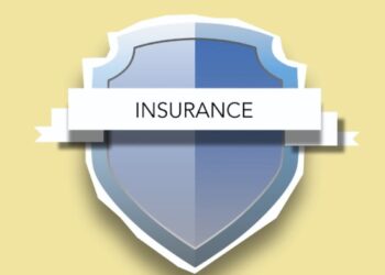 Graphic showing a warning sign with cryptocurrency symbols and a shield icon.