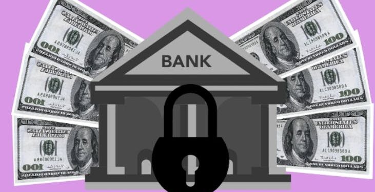 Graphic showing Zcash logo with a lock symbol, representing security in crypto finance.