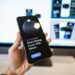 A smartphone displaying Tether's new self-custodial wallet interface with cloud backup options.