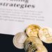 Stacks of coins and digital assets with regulatory documents highlighting crypto regulations.