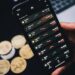 User interface of a fake Ledger Live app displaying crypto wallet with stolen funds.