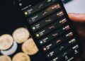 A user accessing their XRP wallet on a smartphone, showcasing crypto finance integration.