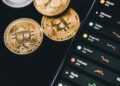 Tether’s USDT tokens displayed on a digital wallet with a caution symbol highlighting regulation.