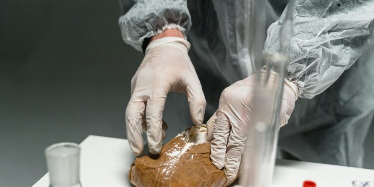 CIA agents at a crash site after a raid on a drug lab in Mexico.