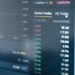 A modern trading interface displaying cryptocurrency charts and the GetClaw AI trading agent logo.